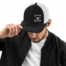 Black/White Cattle Co Trucker Hat
